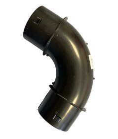 Pluggit Kunststoff Bogen für PlugFlex PKR75 90°, schwarz